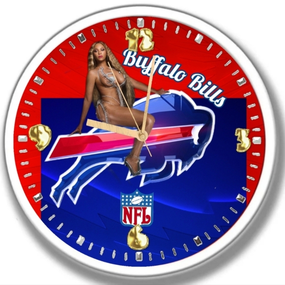 Buffalo Bills stuffing Beyonce led lights clock personalized - Picture 5 of 5